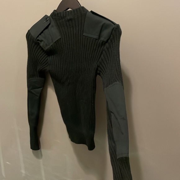 Vintage 1983 Dorothea Knitting Mills Sweater Adult Military Wool Mens Size Small - Picture 10 of 10